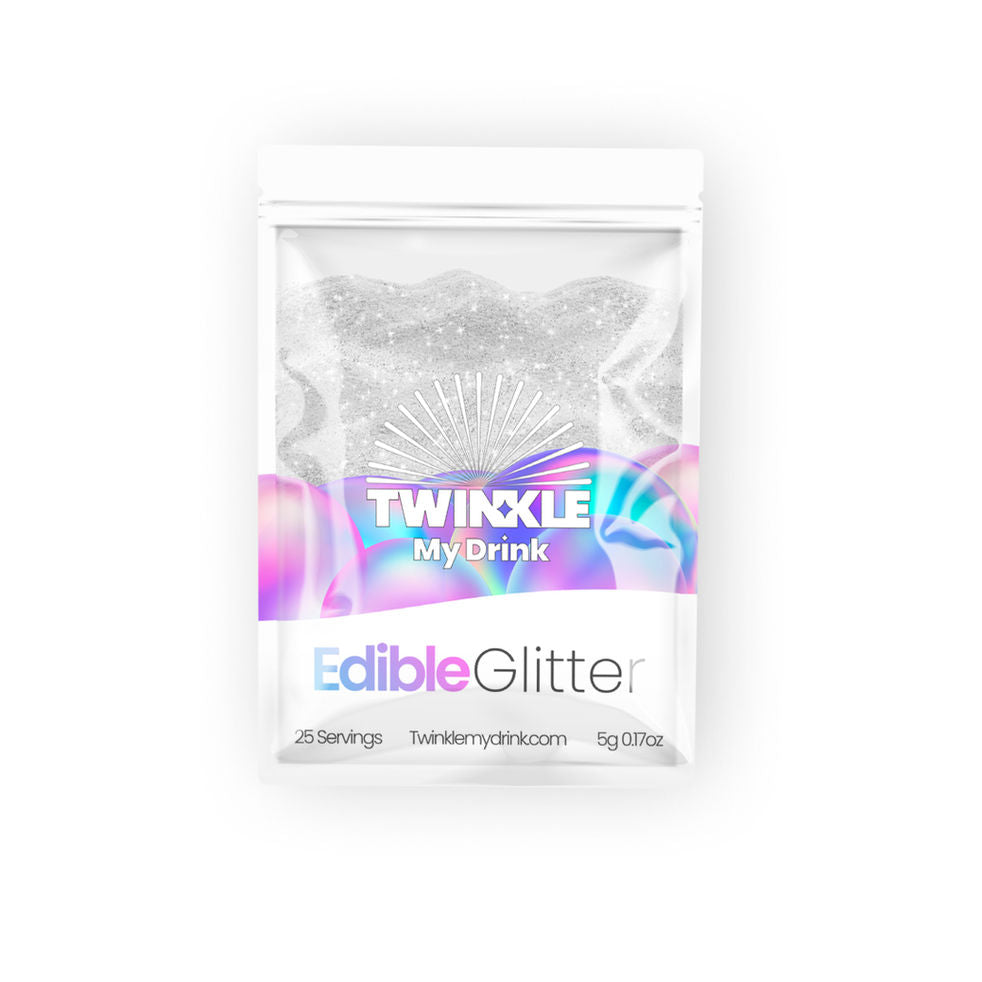 Edible Glitter Off White