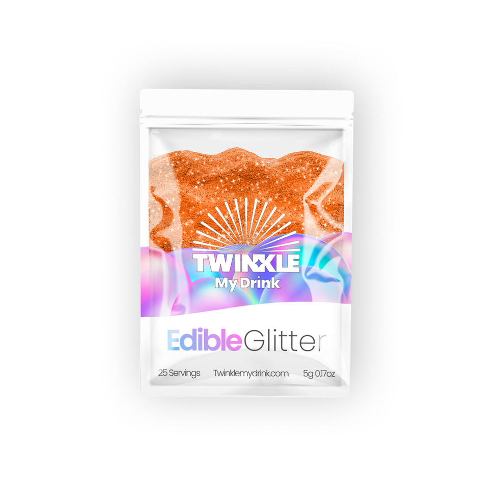 Edible Glitter Warm Orange